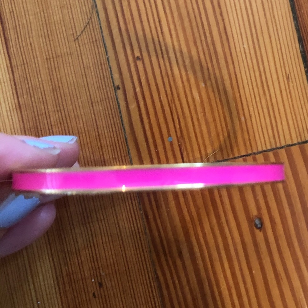 Kate Spade pink engaged bangle
